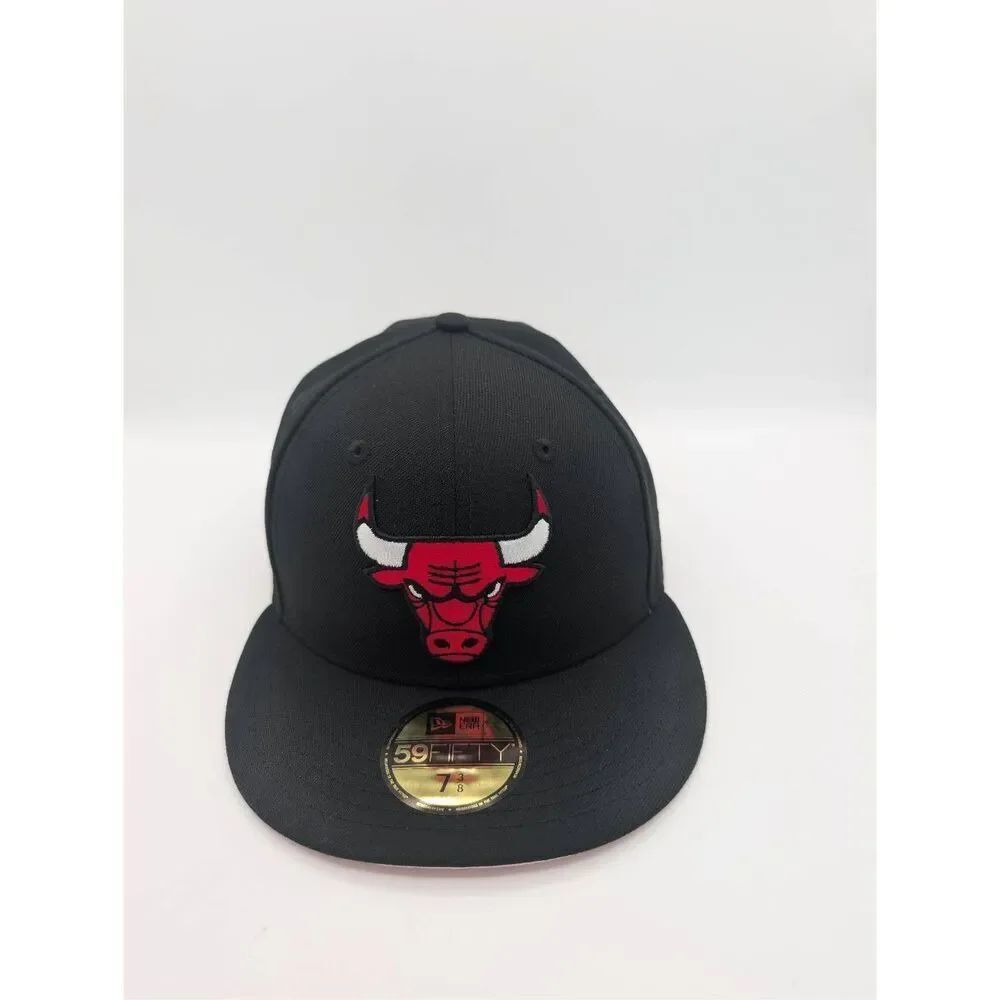 New Era 59 Fifty Chicago Bulls NBA Championship hat 7 3/8